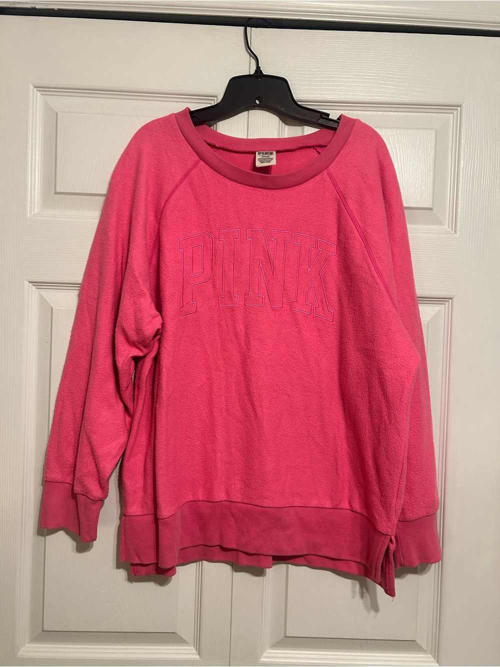 PINK Victoria's Secret Bright Pink Crewneck Top